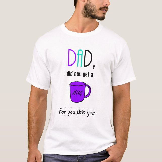 Camiseta Dia divertida de los padres (Anverso)