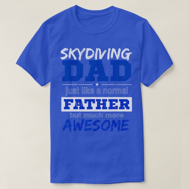 Camiseta Dia divertida de paracaidistas (Diseño del anverso)
