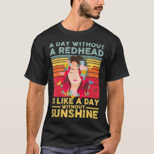 Camiseta Dia divertida sin pelirrojos Sunshine Ginger cabel