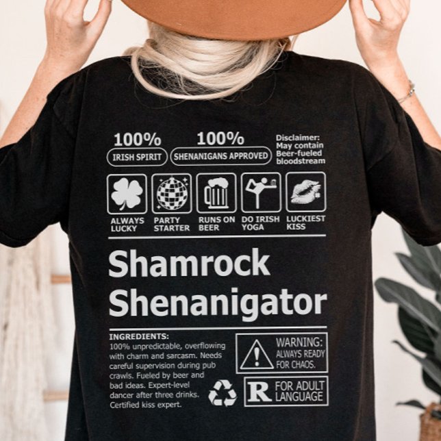 Camiseta Dia divertida y afortunada del Shamrock St Patrick (Subido por el creador)
