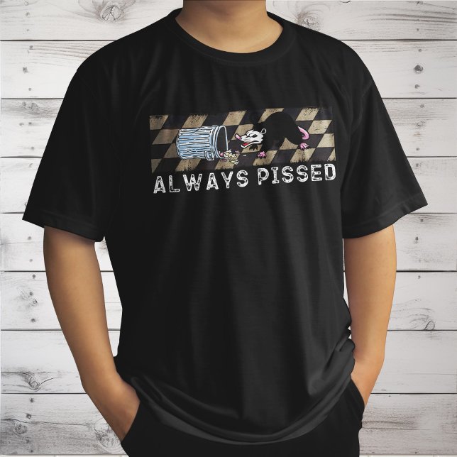 Camiseta Día divertido de la basura Opossum Possum Lover (Subido por el creador)