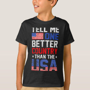 Camiseta Día divertido de la independencia patriótica bande
