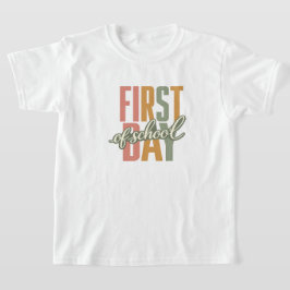Camiseta Día Divertido de Primer Día de Escuela para Maestr