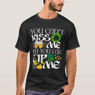 Camiseta Día divertido de San Patricio camarera trébol de I