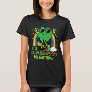 Camiseta Día divertido de San Patricio Es mi cumpleaños Tré