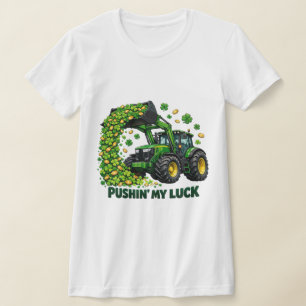 Camiseta Día divertido de San Patricio Tractor gracioso