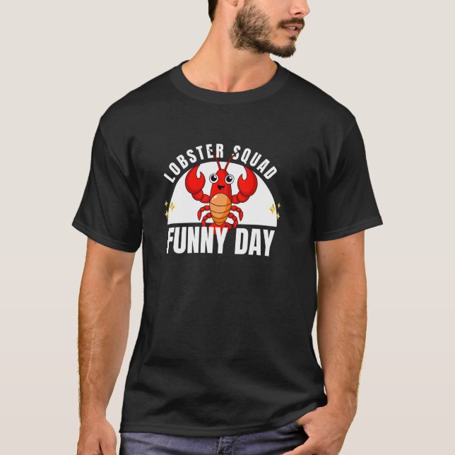 Camiseta Día divertido del escuadrón de langostas  (Anverso)