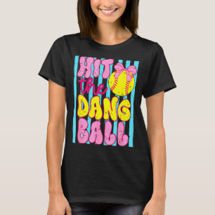 Camiseta Día divertido del juego de sóftbol equipo de mamá 