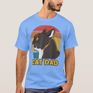 Camiseta Dia divertido del padre del gato