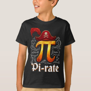 Camiseta Día divertido del Pi Rate Ciencia Estudiante Profe