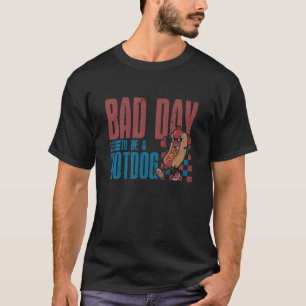 Camiseta Día divertido para ser un Hotdog Parrillada de bar