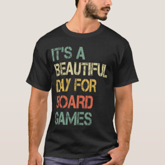 Camiseta Día divertido y hermoso para juegos de mesa Gran j