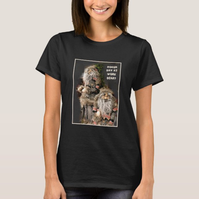 Camiseta Día duro en los gnomos de trabajo (Anverso)