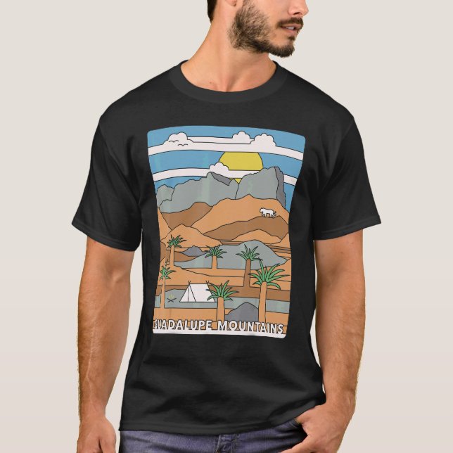 Camiseta Día El Capitan Guadalupe Montañas Nacional Pa (Anverso)