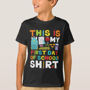 Camiseta Día Escolar Niños Niñas De Regreso A La Escuela 