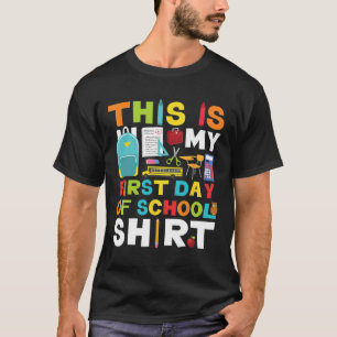 Camiseta Día Escolar Niños Niñas De Regreso A La Escuela 