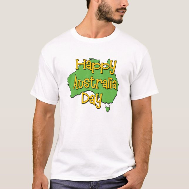 Camiseta día feliz de Australia (Anverso)