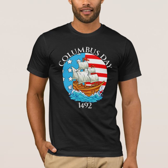 Camiseta Día feliz de Colón (Anverso)