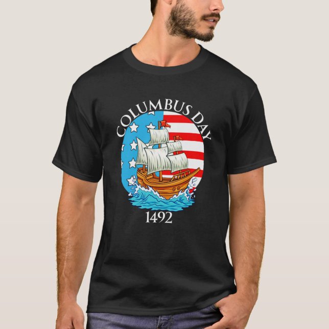 Camiseta Día feliz de Colón (Anverso)