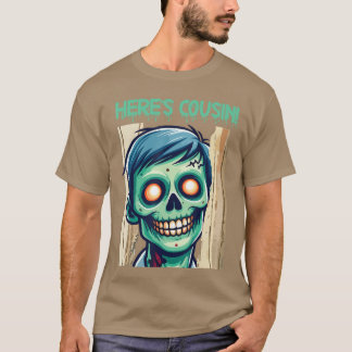 Camiseta Día Feliz de Halloween Primo de Zombie Espeluznant