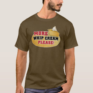 Camiseta ¡Día feliz de la acción de gracias - más crema