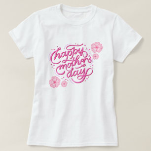 CAMISETA DÍA FELIZ DE LA MADRE DISEÑO MODERNO