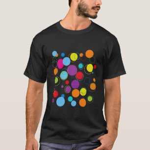 Camiseta Día Feliz de las Lunares Arte Colorido de Lunares