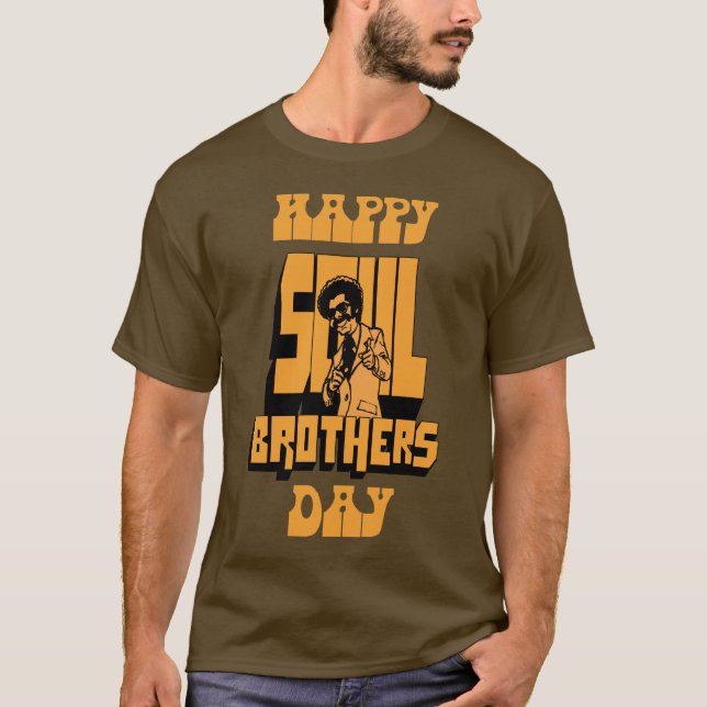 Camiseta Día feliz de los hermanos del alma - bronce (Anverso)