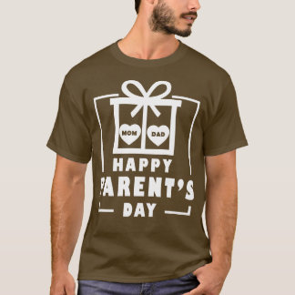 Camiseta día feliz de los padres
