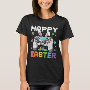 Camiseta Día Feliz de Pascua para Jugadores de Videojuegos