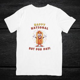 Camiseta Día Feliz del Perro Caliente Hombres