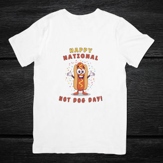 Camiseta Día Feliz del Perro Caliente Hombres