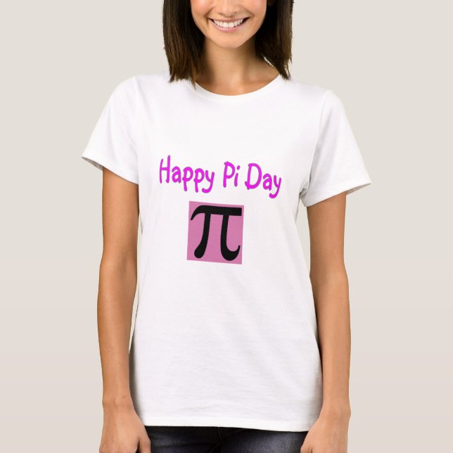 Camiseta Día feliz del pi (Anverso)