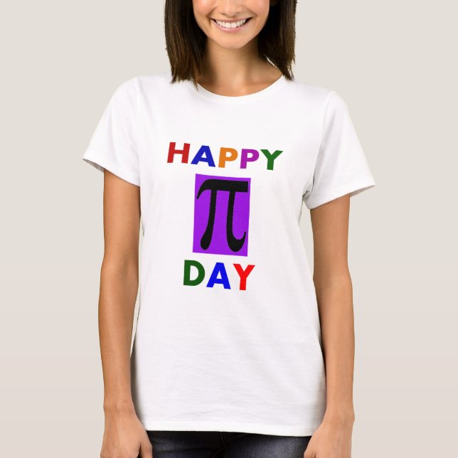 CAMISETA DÍA FELIZ DEL PI (Anverso)