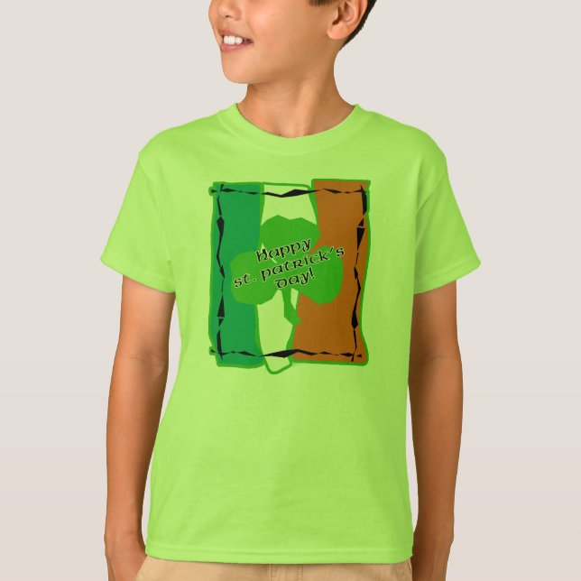 Camiseta Día feliz del St. Patricks (Anverso)