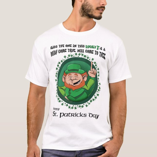 Camiseta Día feliz del St. Patricks (Anverso)