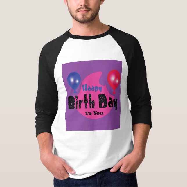 Camiseta Día Feliz – Diseño de Fiesta de Celebración Colori (Anverso)