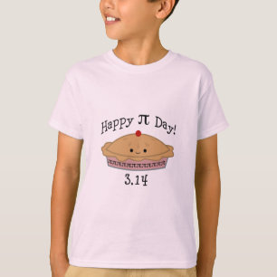 Camiseta ¡Día feliz lindo del pi!