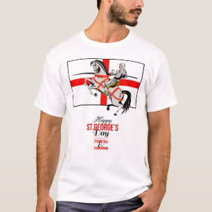 Camiseta Día feliz orgulloso P retro de San Jorge del