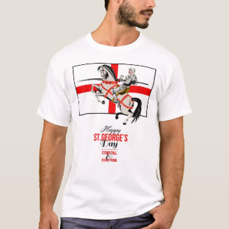 Camiseta Día feliz orgulloso P retro de San Jorge del