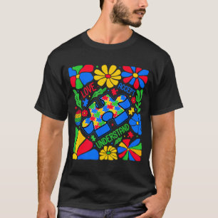 Camiseta Día floral de concienciación sobre el autismo de a
