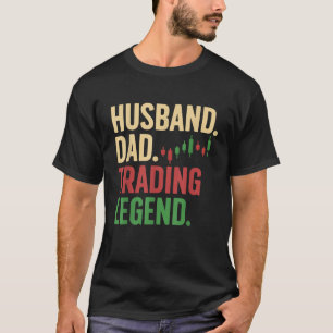 Camiseta Día Genial de Trading para Papá Padre Comerciante
