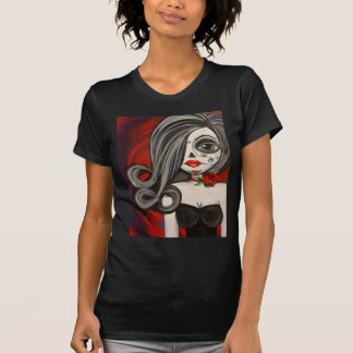Camiseta Día grande del arte del ojo del cráneo muerto del