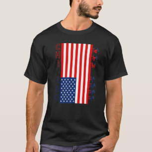 Camiseta Día Independiente Patriota Estadounidense De Chica