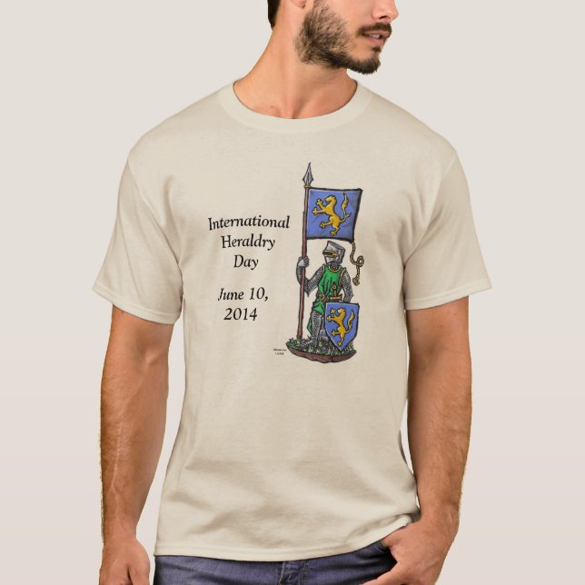 Camiseta Día internacional 2014 de la heráldica (Anverso)