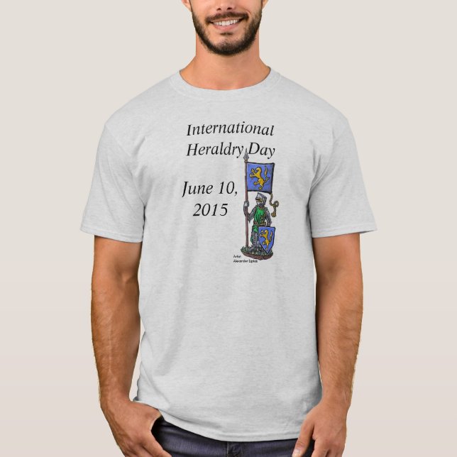 Camiseta Día internacional 2015 de la heráldica (Anverso)