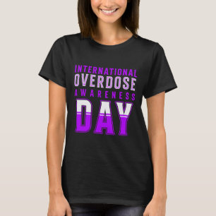 Camiseta Día Internacional de Conciencia sobre la Sobredosi