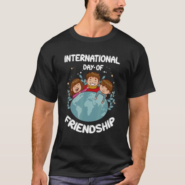 Camiseta Día Internacional de la Amistad Naciones Unidas (Anverso)