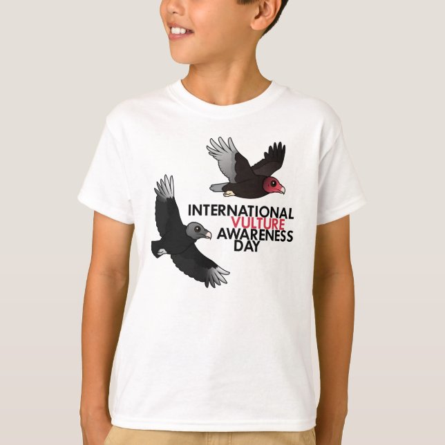 Camiseta Día internacional de la conciencia del buitre (Anverso)