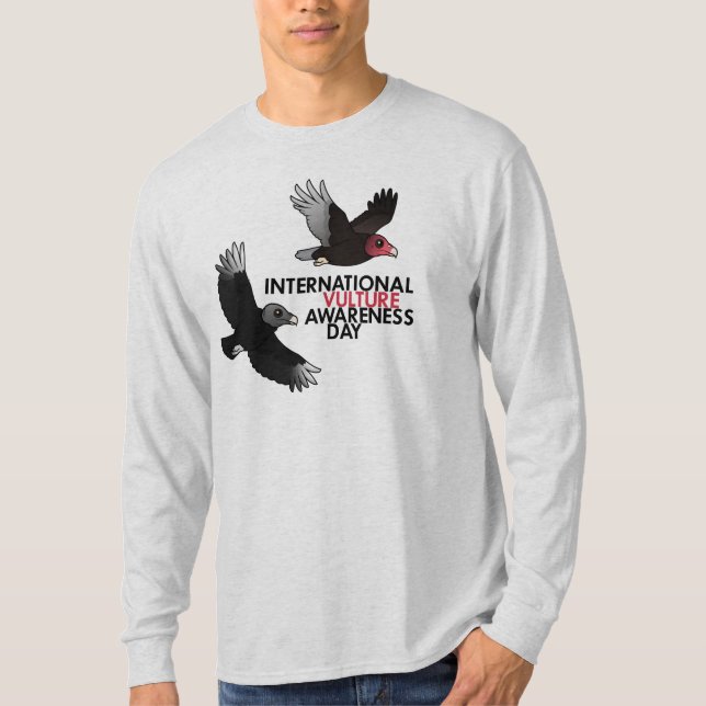 Camiseta Día internacional de la conciencia del buitre (Anverso)